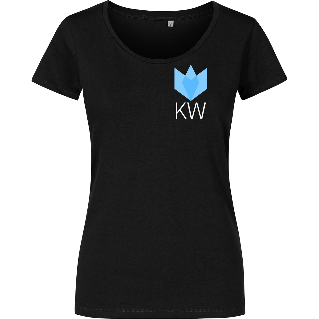 KLAERWERK Community Klaerwerk Community - KW T-Shirt Damenshirt schwarz