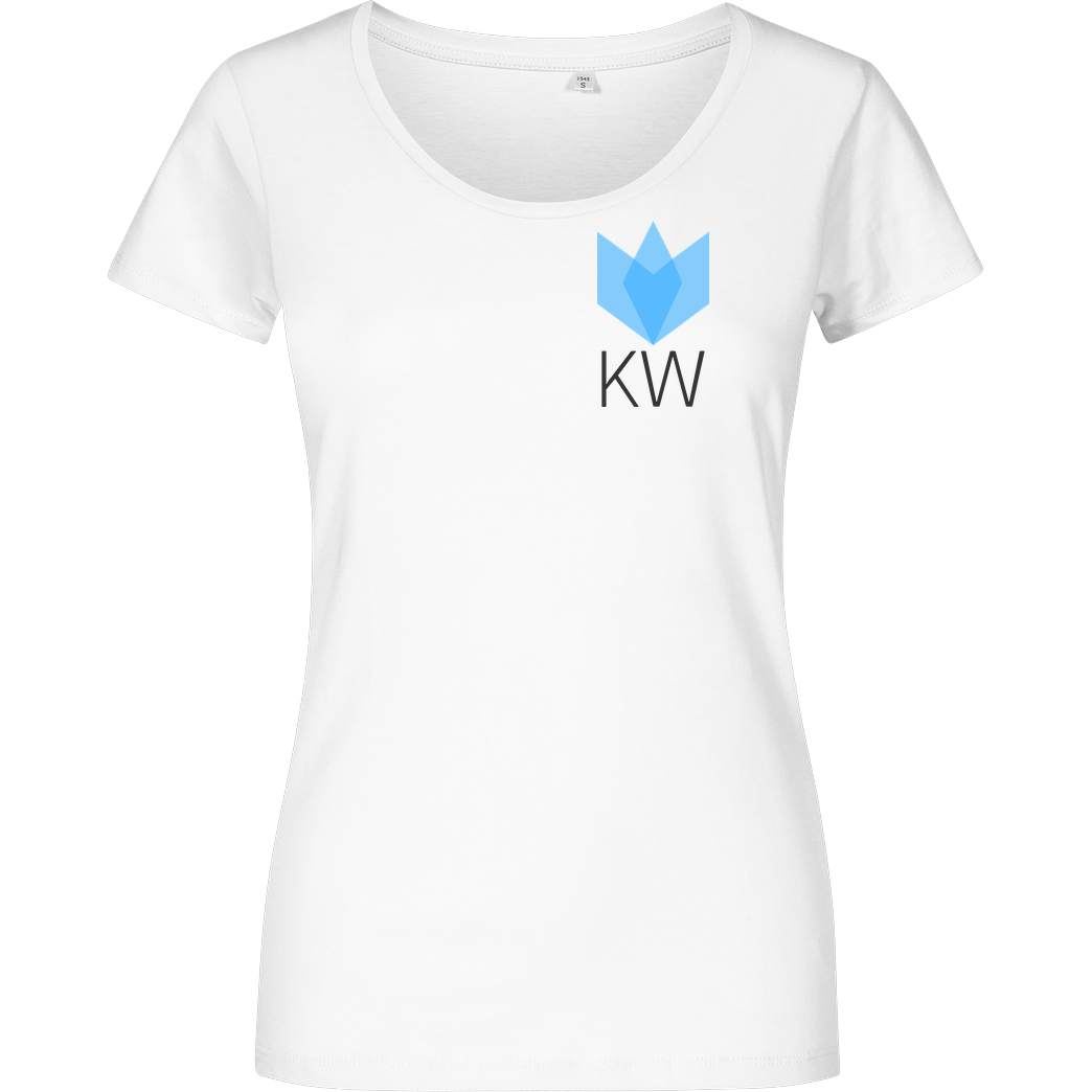 KLAERWERK Community Klaerwerk Community - KW T-Shirt Damenshirt weiss