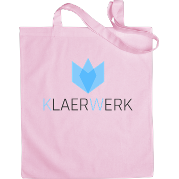Klaerwerk Community - Logo Stoffbeutel Pink