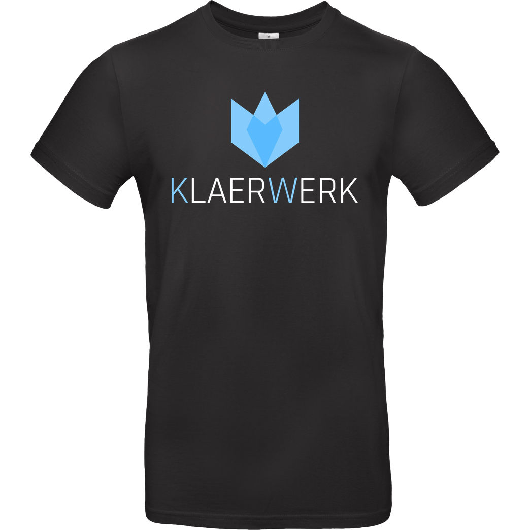 KLAERWERK Community Klaerwerk Community - Logo T-Shirt B&C EXACT 190 - Schwarz