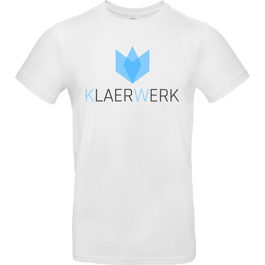 KLAERWERK Community Klaerwerk Community - Logo T-Shirt B&C EXACT 190 - Weiß