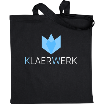 Klaerwerk Community - Logo Stoffbeutel schwarz