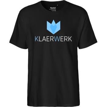 Klaerwerk Community - Logo Fairtrade T-Shirt - schwarz
