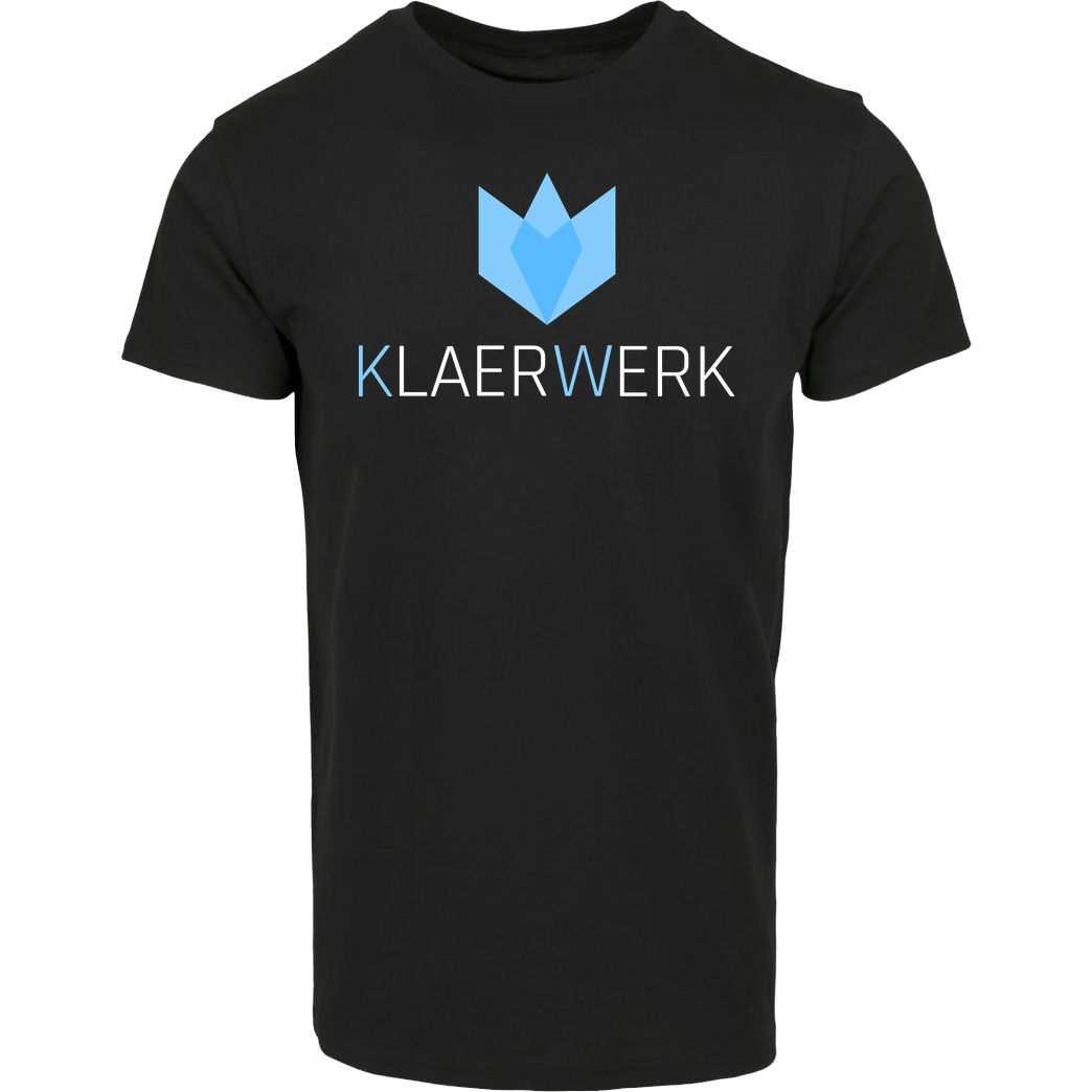 KLAERWERK Community Klaerwerk Community - Logo T-Shirt Hausmarke T-Shirt  - Schwarz