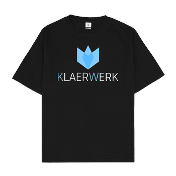Klaerwerk Community - Logo Oversize T-Shirt - Schwarz