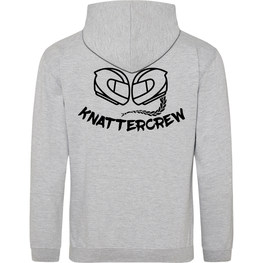 None Knattercrew - Logo Sweatshirt JH Hoodie - Heather Grey