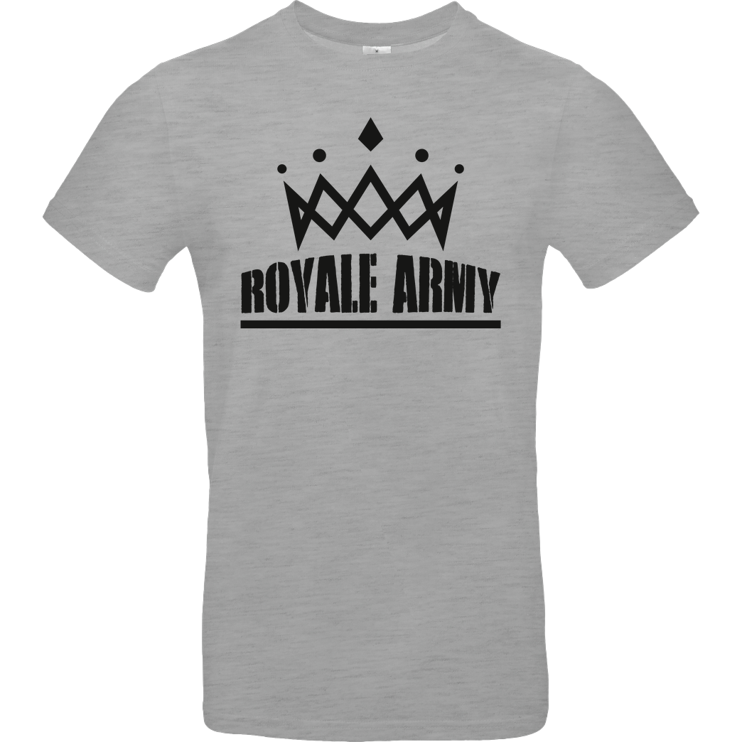 Krench Royale Krench - Royale Army T-Shirt B&C EXACT 190 - heather grey
