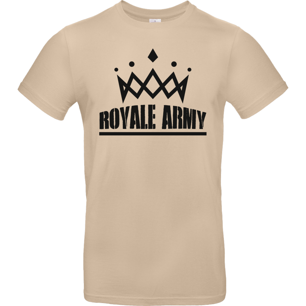 Krench Royale Krench - Royale Army T-Shirt B&C EXACT 190 - Sand