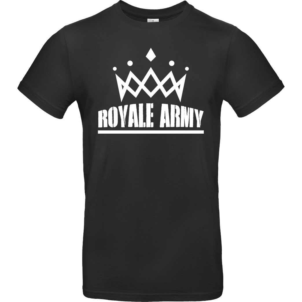 Krench Royale Krench - Royale Army T-Shirt B&C EXACT 190 - Schwarz