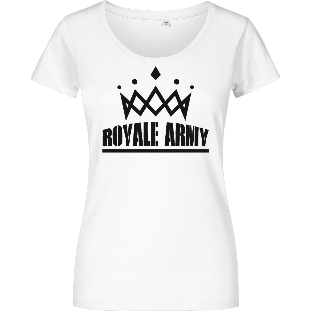Krench Royale Krench - Royale Army T-Shirt Damenshirt weiss