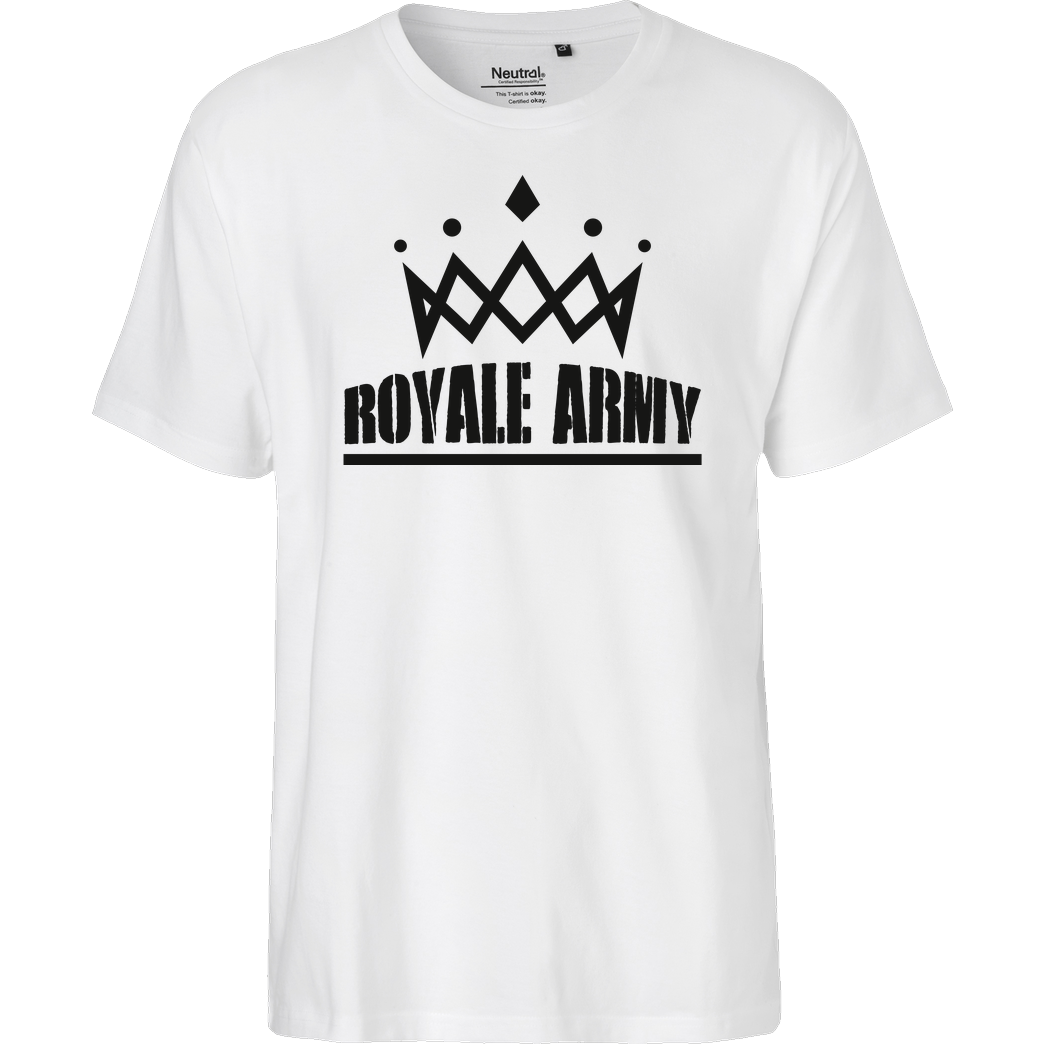 Krench Royale Krench - Royale Army T-Shirt Fairtrade T-Shirt - weiß