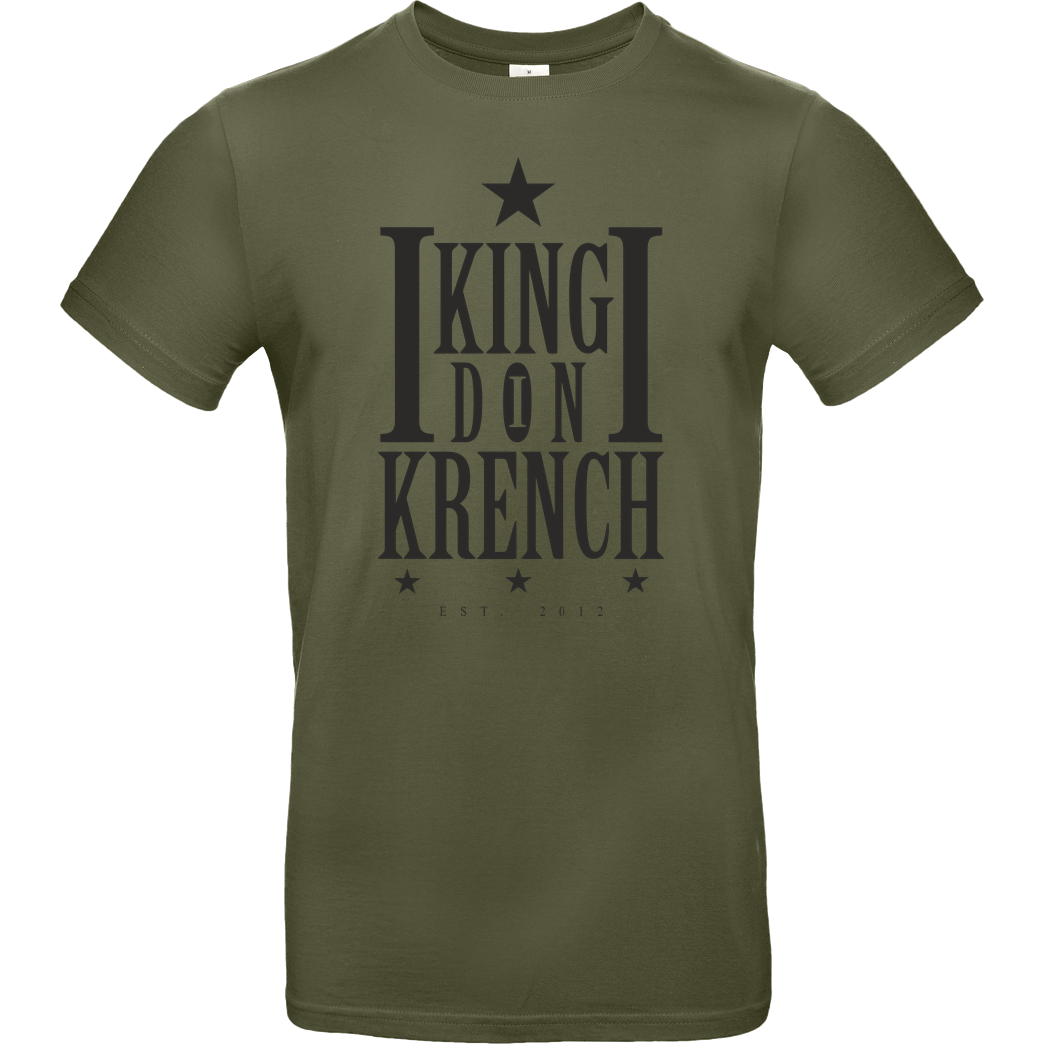 Krench Royale Krencho - Don Krench T-Shirt B&C EXACT 190 - Khaki