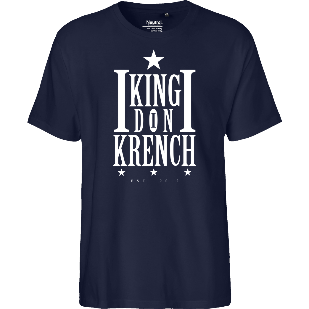 Krench Royale Krencho - Don Krench T-Shirt Fairtrade T-Shirt - navy