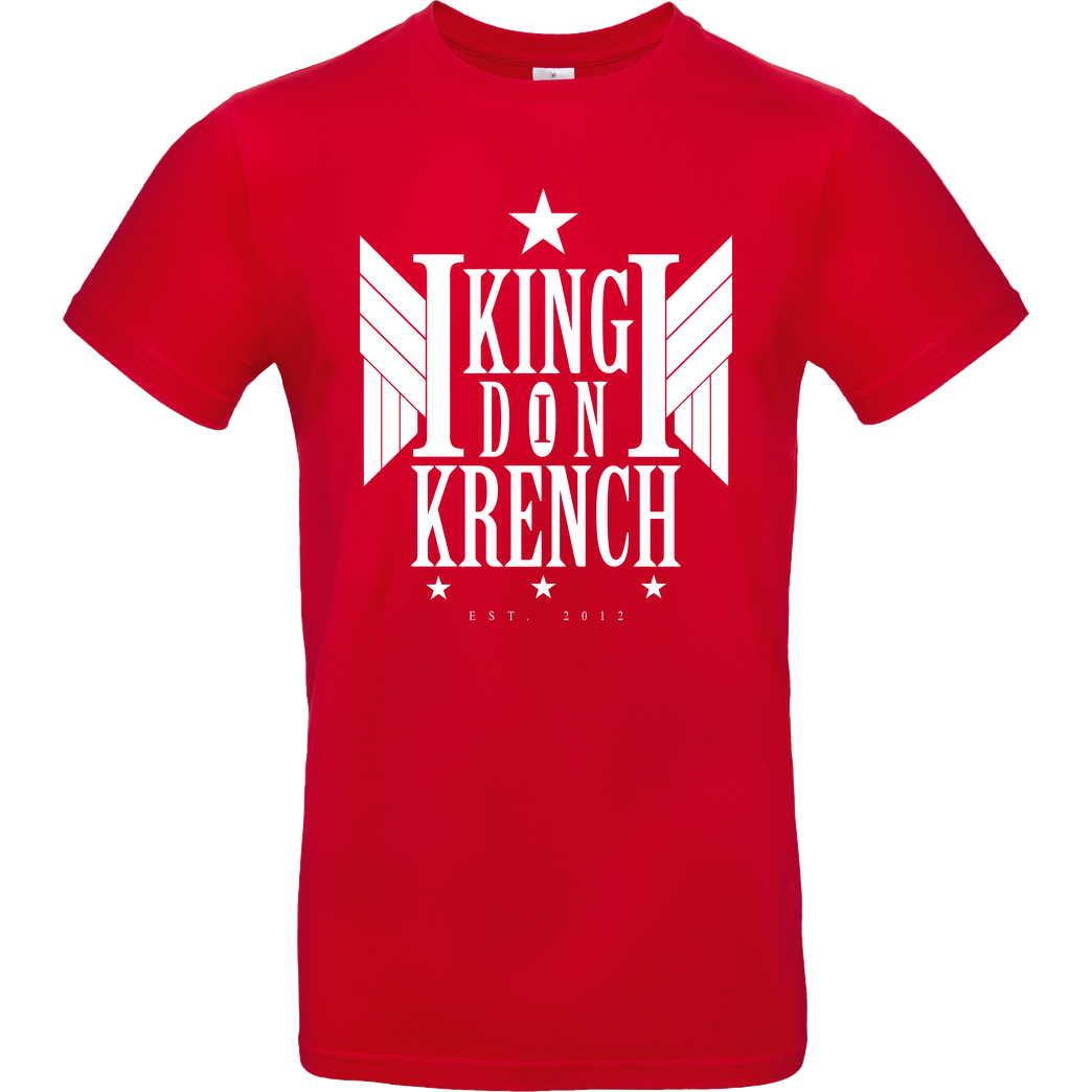 Krench Royale Krencho - Don Krench Wings T-Shirt B&C EXACT 190 - Rot