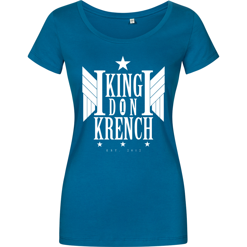 Krench Royale Krencho - Don Krench Wings T-Shirt Damenshirt petrol