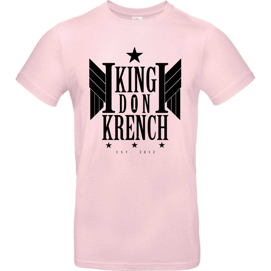 Krench Royale Krencho - Don Krench Wings T-Shirt B&C EXACT 190 - Rosa