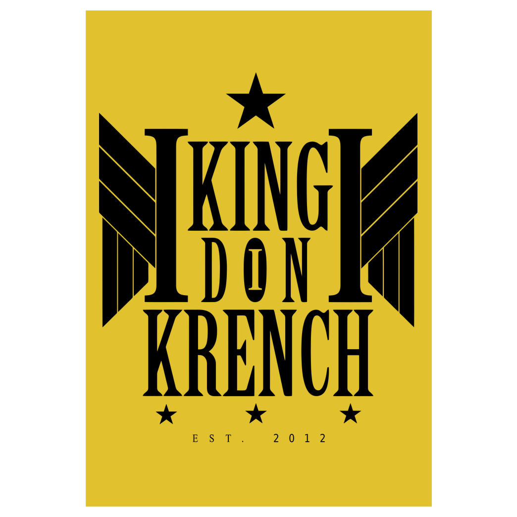 Krench Royale Krencho - Don Krench Wings Druck Kunstdruck gelb