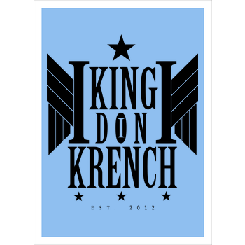 Krencho - Don Krench Wings Kunstdruck hellblau