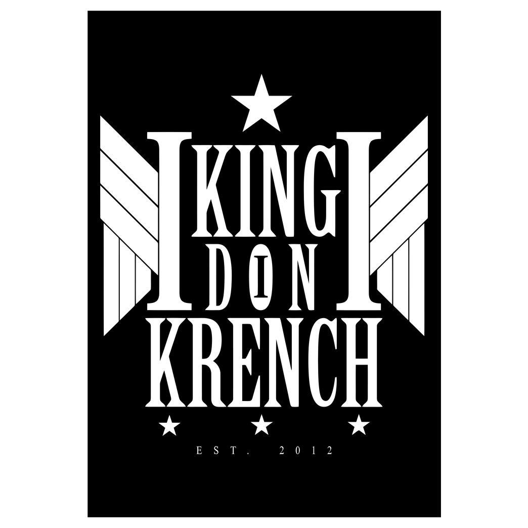 Krench Royale Krencho - Don Krench Wings Druck Kunstdruck schwarz