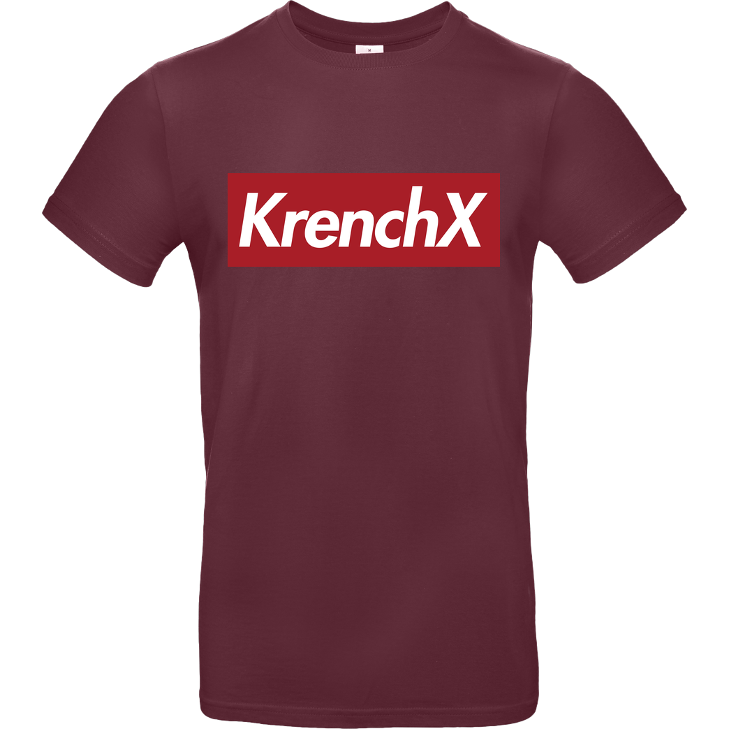Krench Royale Krencho - KrenchX new T-Shirt B&C EXACT 190 - Bordeaux