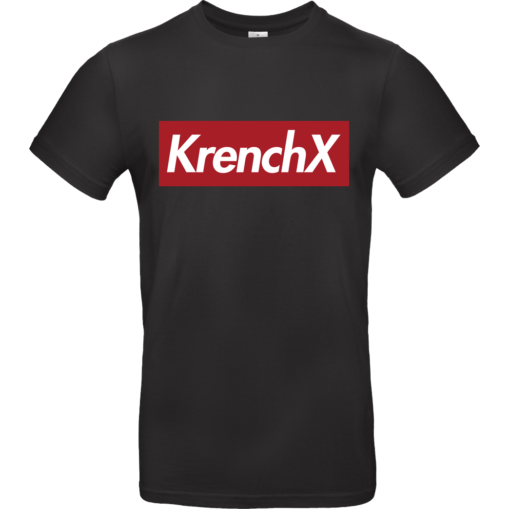 Krench Royale Krencho - KrenchX new T-Shirt B&C EXACT 190 - Schwarz