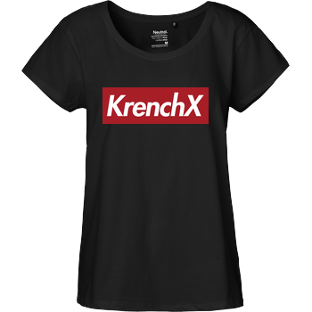 Krencho - KrenchX new Fairtrade Loose Fit Girlie - schwarz