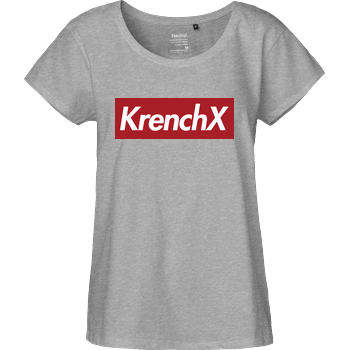 Krencho - KrenchX new Fairtrade Loose Fit Girlie - heather grey