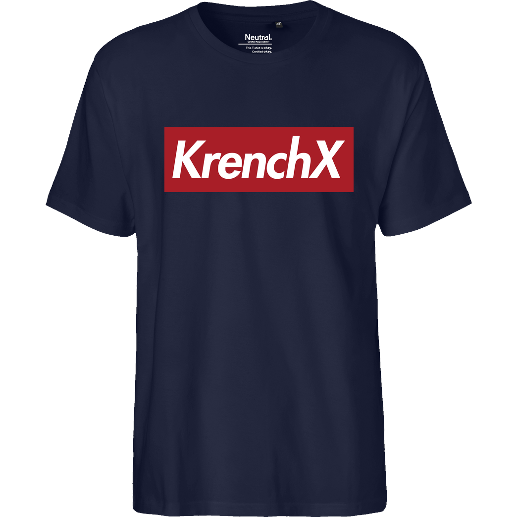 Krench Royale Krencho - KrenchX new T-Shirt Fairtrade T-Shirt - navy