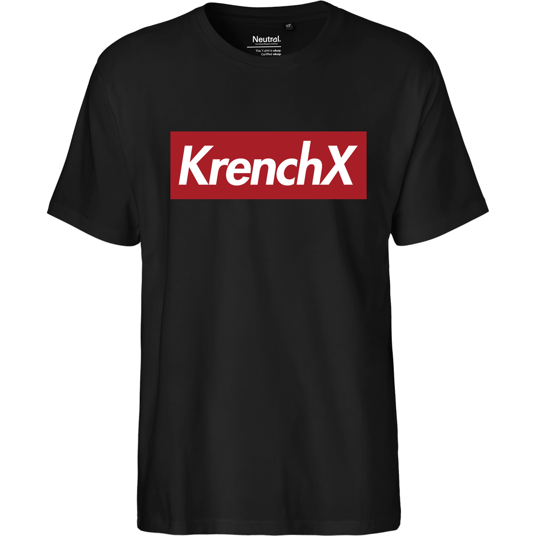 Krench Royale Krencho - KrenchX new T-Shirt Fairtrade T-Shirt - schwarz