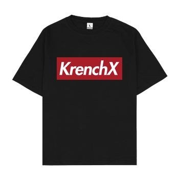 Krencho - KrenchX new Oversize T-Shirt - Schwarz