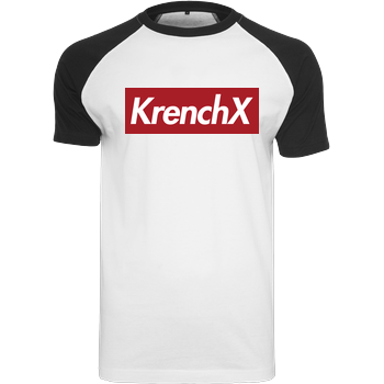 Krencho - KrenchX new Raglan-Shirt weiß