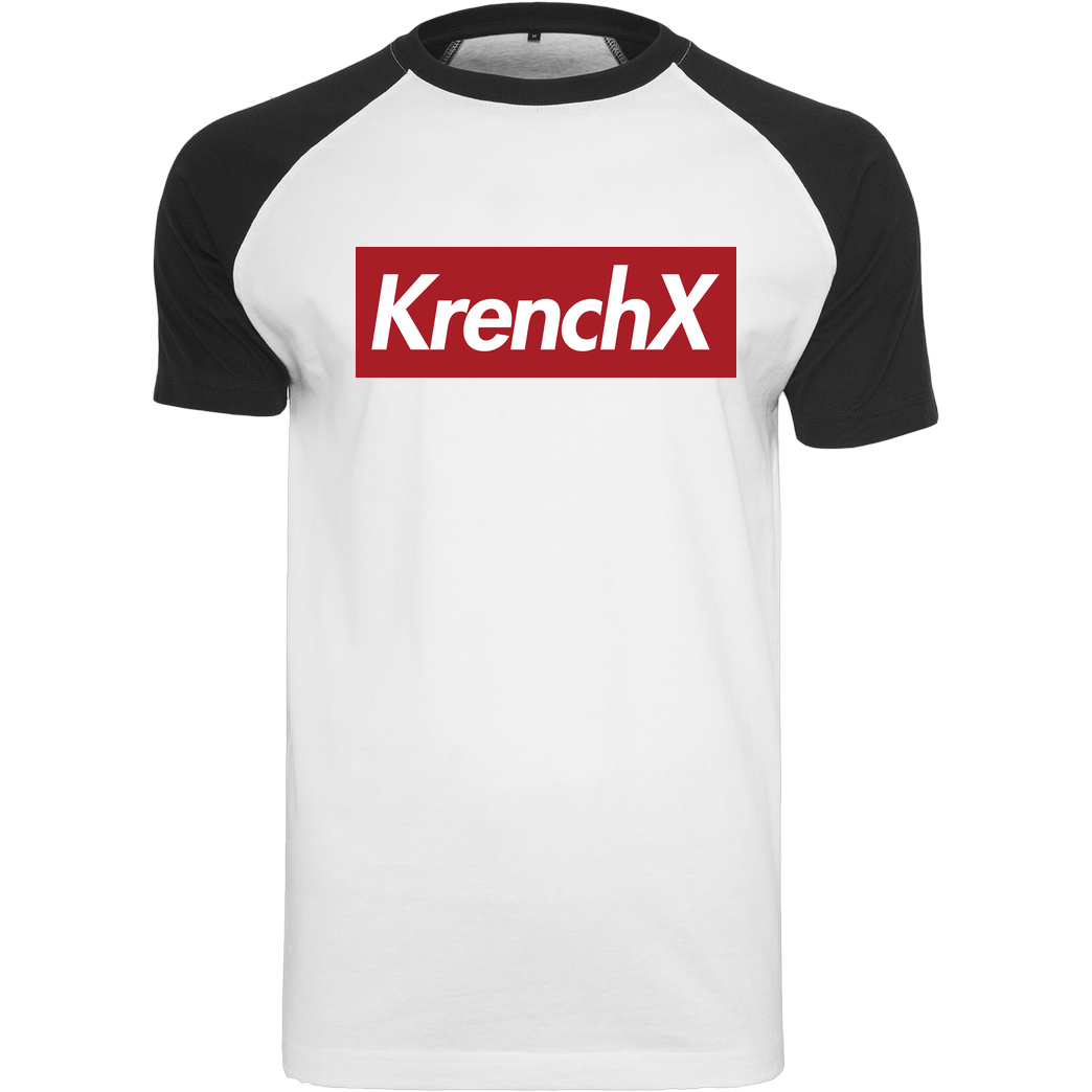 Krench Royale Krencho - KrenchX new T-Shirt Raglan-Shirt weiß