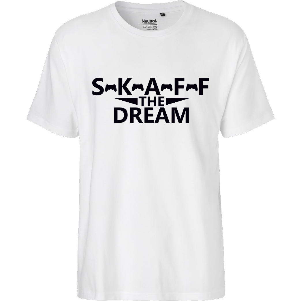 Krench Royale Krencho - Skaff T-Shirt Fairtrade T-Shirt - weiß