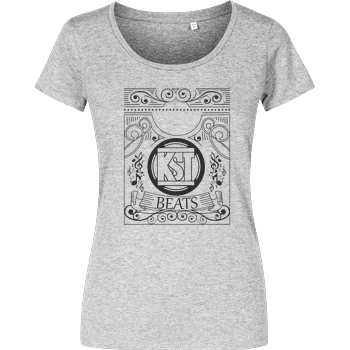KsTBeats - Oldschool Damenshirt heather grey