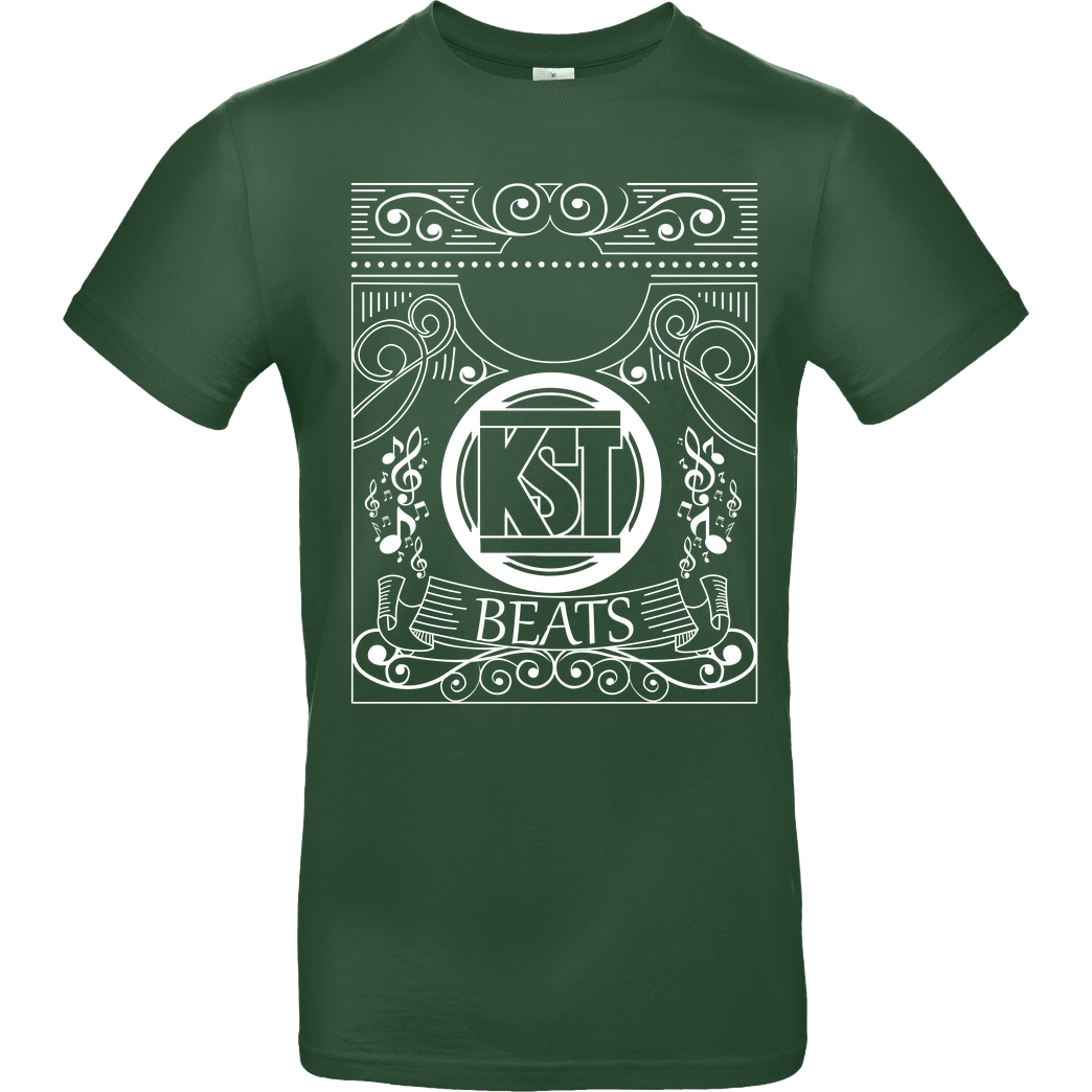 KsTBeats KsTBeats - Oldschool T-Shirt B&C EXACT 190 - Flaschengrün