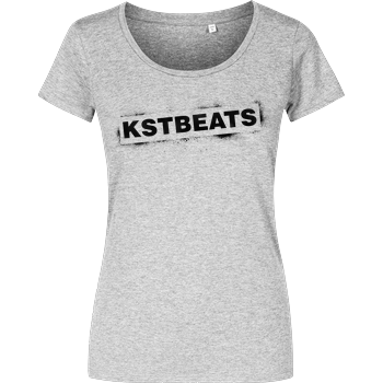 KsTBeats - Splatter Damenshirt heather grey
