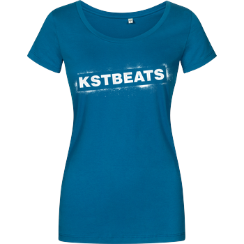 KsTBeats - Splatter Damenshirt petrol