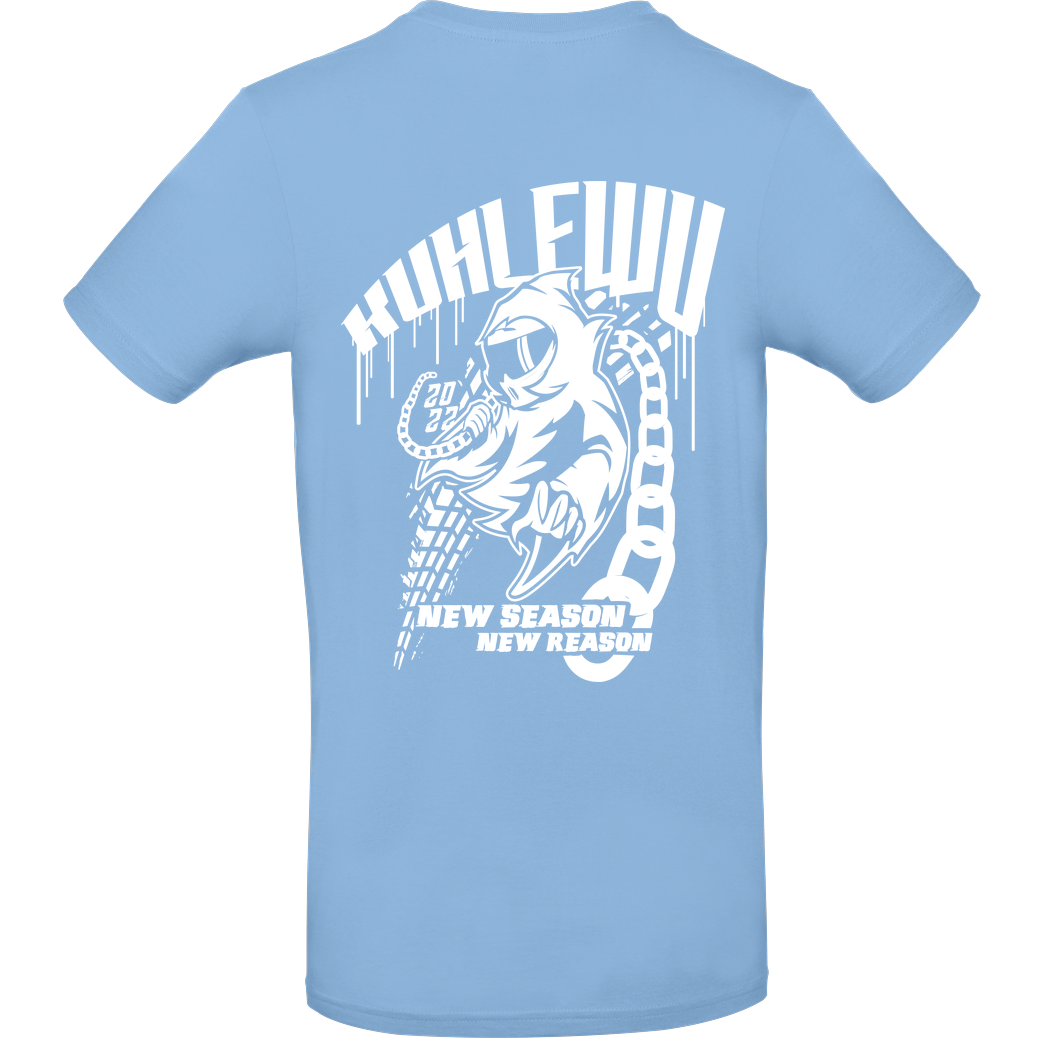 Kuhlewu Kuhlewu - New Season White Edition T-Shirt B&C EXACT 190 - Hellblau