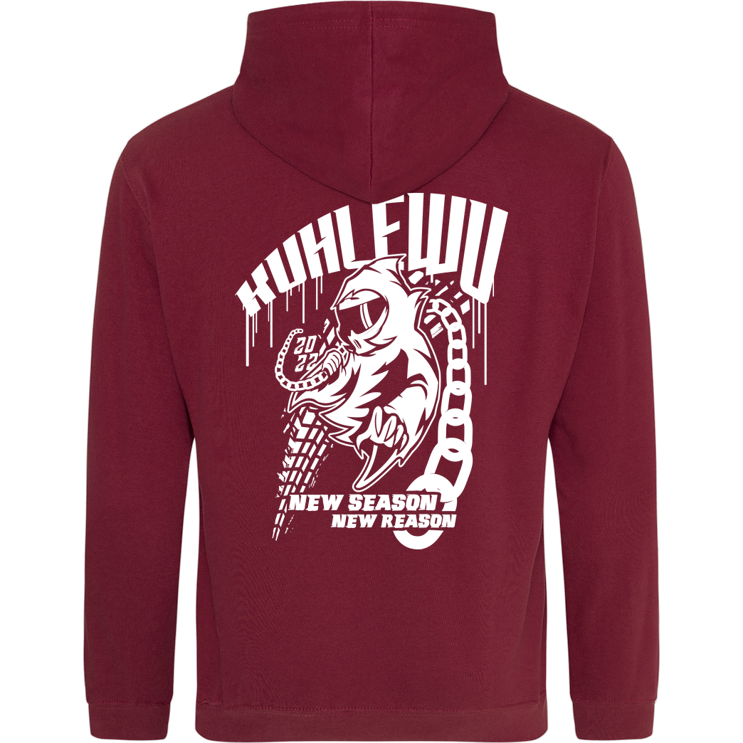 Kuhlewu Kuhlewu - New Season White Edition Sweatshirt JH Hoodie - Bordeaux