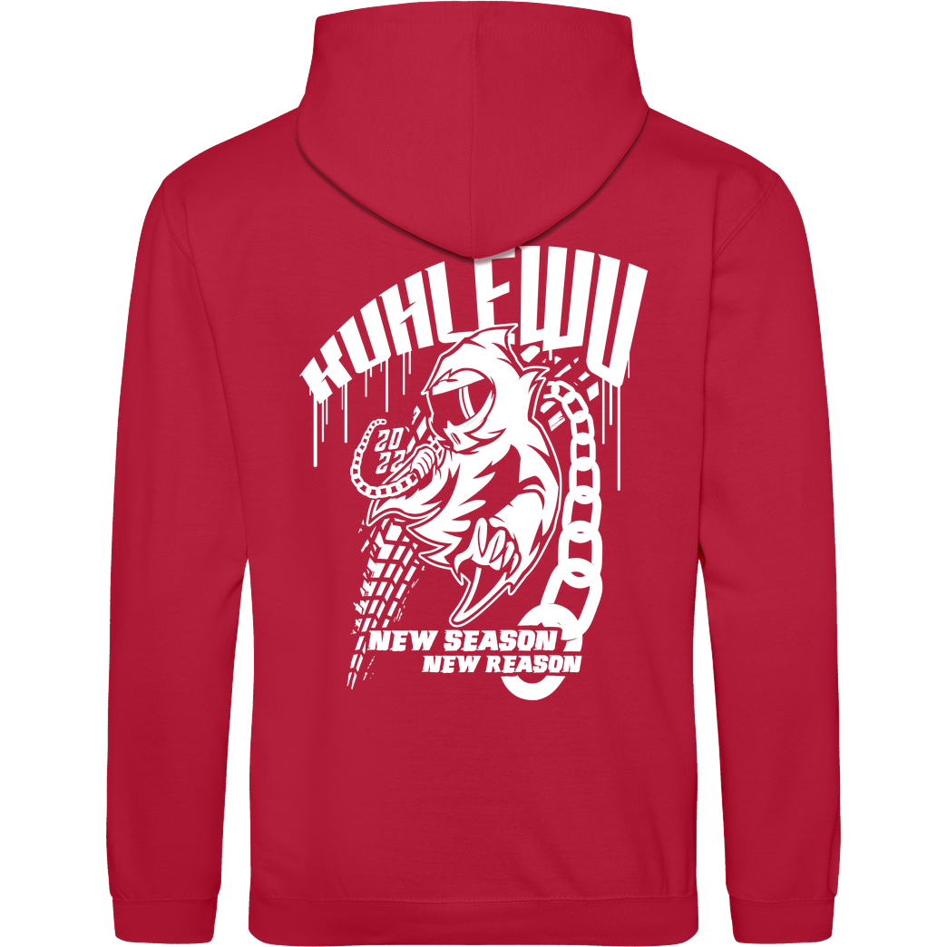 Kuhlewu Kuhlewu - New Season White Edition Sweatshirt JH Hoodie - Rot