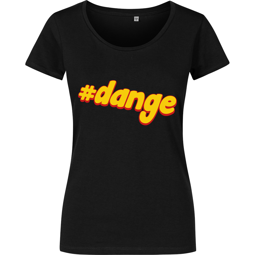 Kunga Kunga - #dange T-Shirt Damenshirt schwarz