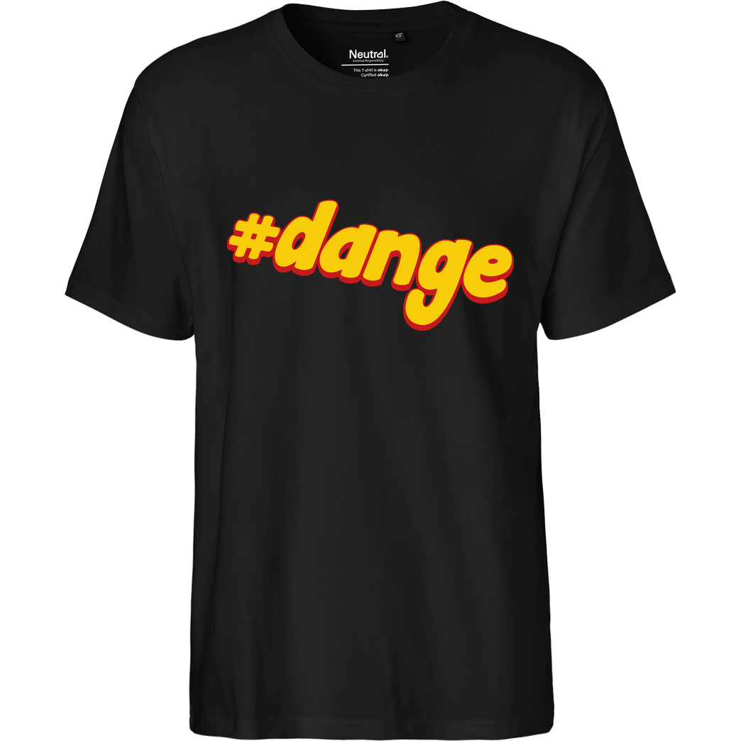 Kunga Kunga - #dange T-Shirt Fairtrade T-Shirt - schwarz