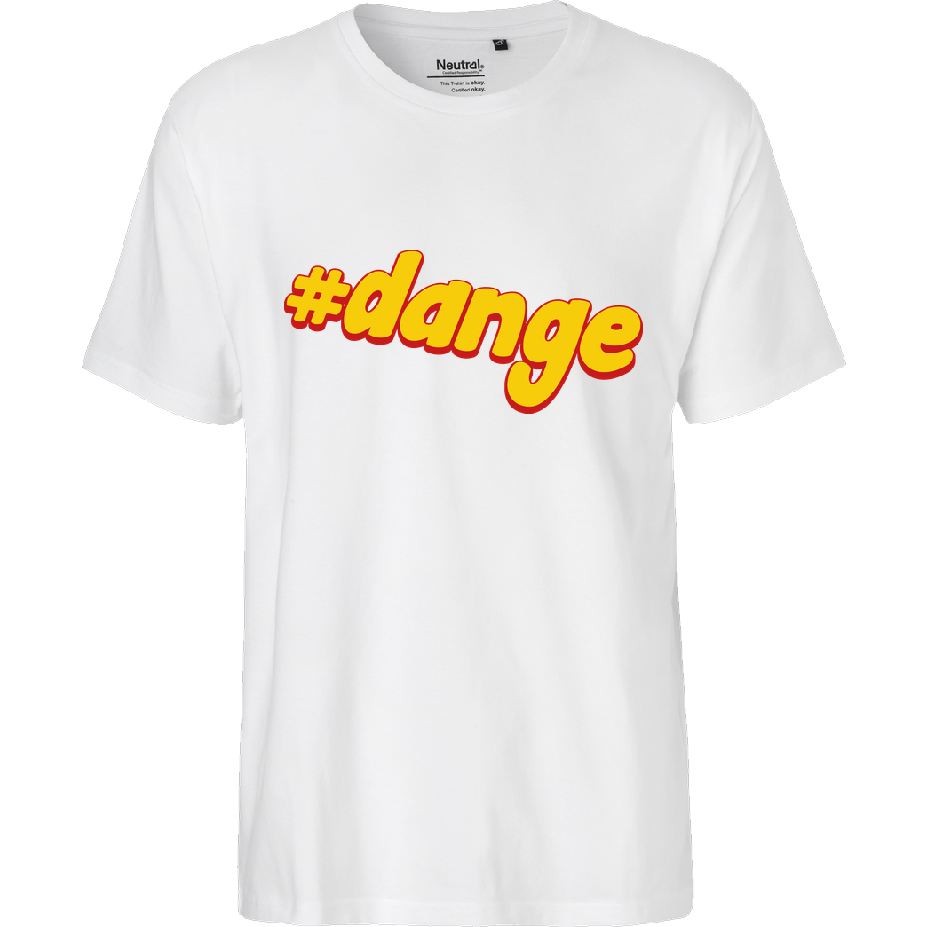 Kunga Kunga - #dange T-Shirt Fairtrade T-Shirt - weiß