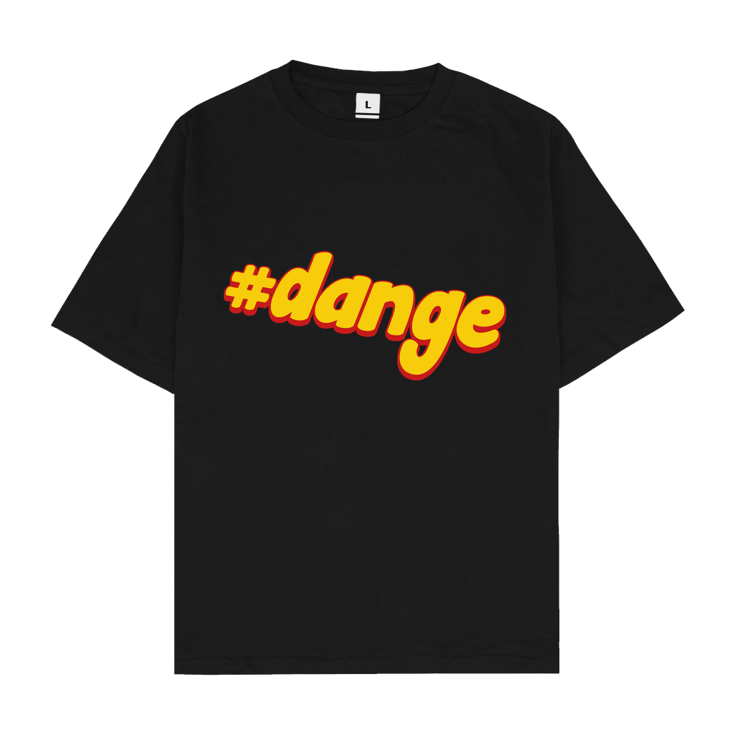 Kunga Kunga - #dange T-Shirt Oversize T-Shirt - Schwarz