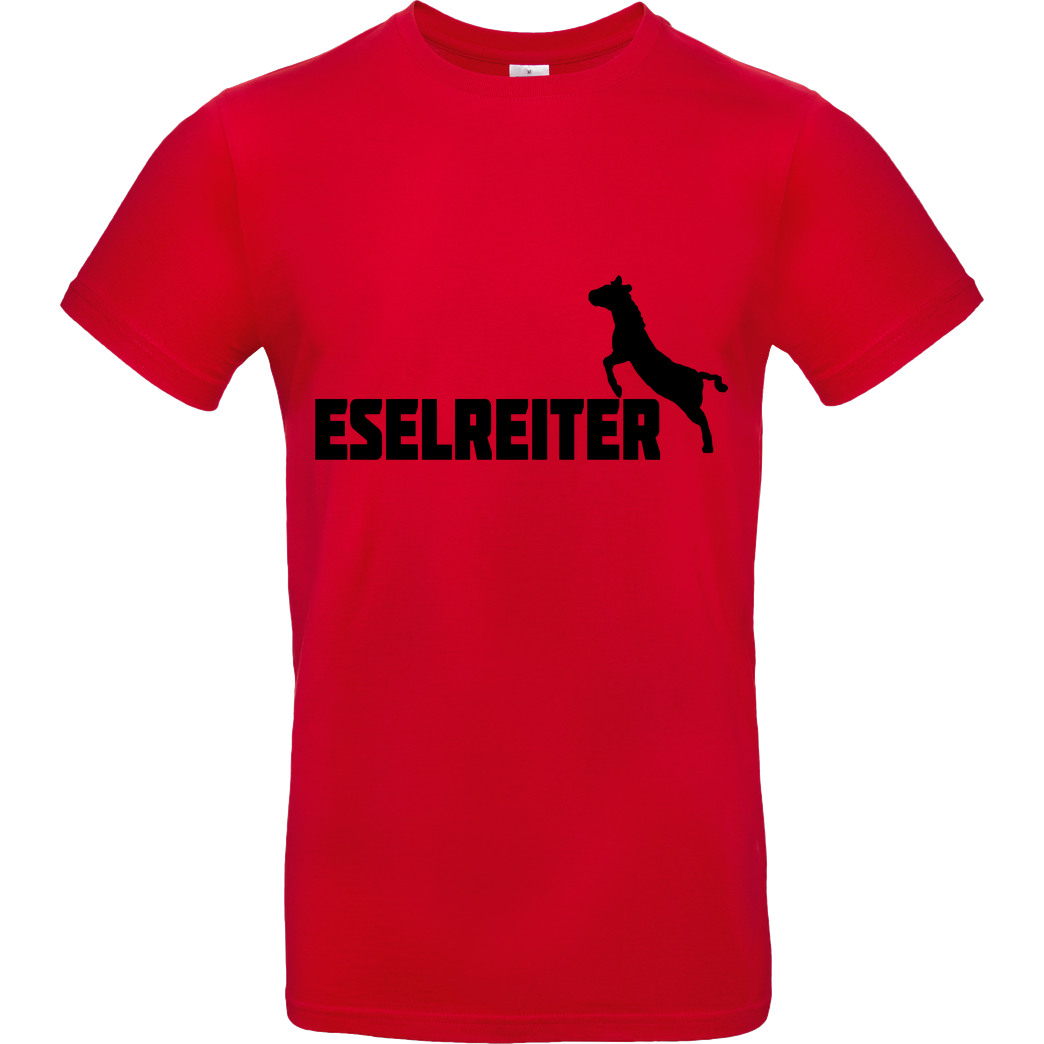 Kunga Kunga - Eselreiter T-Shirt B&C EXACT 190 - Rot
