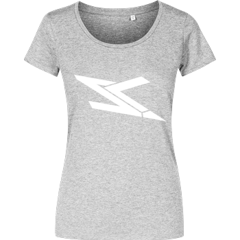 Lexx776 - Logo Damenshirt heather grey