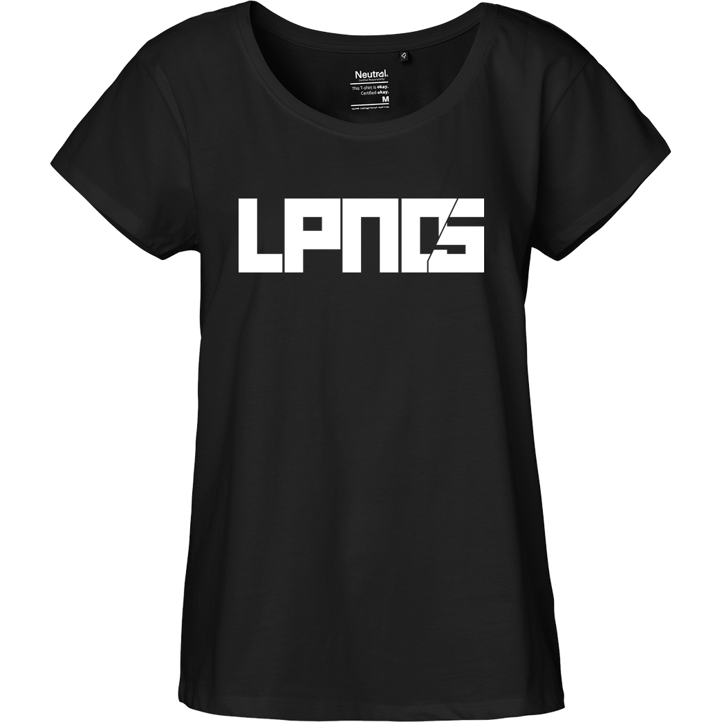 LPN05 LPN05 - LPN05 T-Shirt Fairtrade Loose Fit Girlie - schwarz