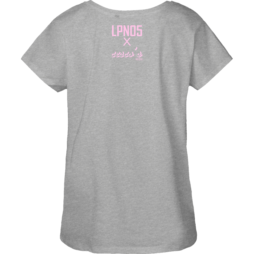LPN05 LPN05 - Rocket Bunny T-Shirt Fairtrade Loose Fit Girlie - heather grey