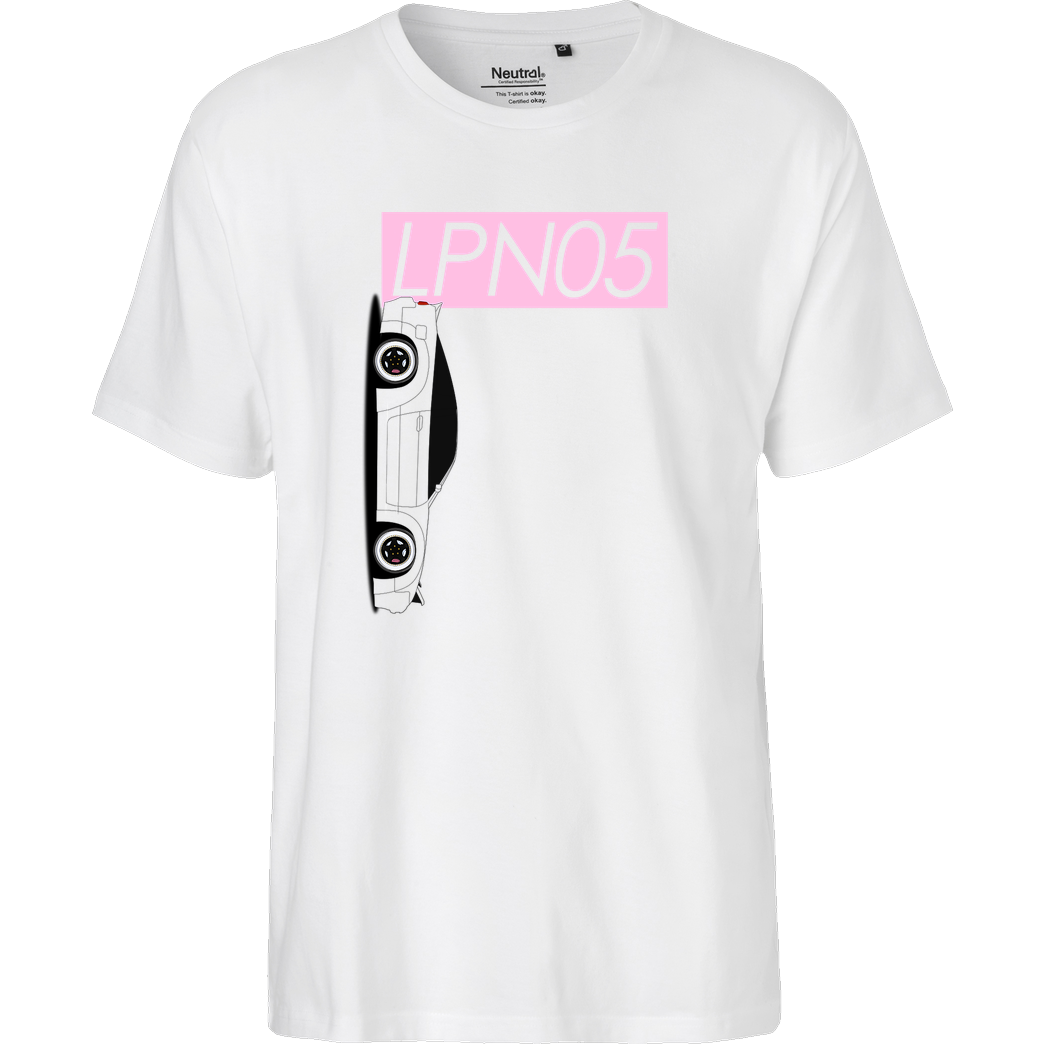 LPN05 LPN05 - Rocket Bunny T-Shirt Fairtrade T-Shirt - weiß