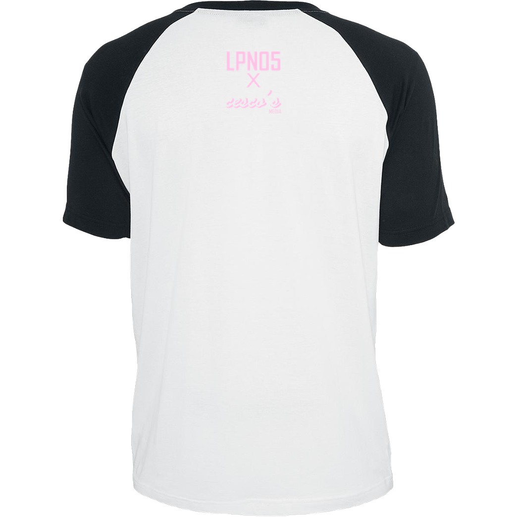 LPN05 LPN05 - Rocket Bunny T-Shirt Raglan-Shirt weiß